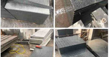 德州 芝麻黑地铺石材