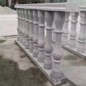 德州 芝麻白圆形光面花瓶柱，栏杆