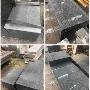 德州 芝麻黑地铺石材