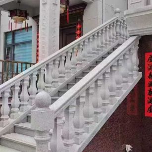 德州 天然石材 阳台庭院护栏、栏杆