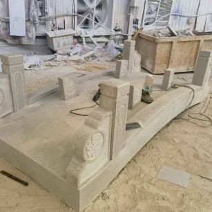 德州 芝麻灰火烧面石桥-拼装