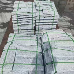 德州 芝麻白蘑菇石装车出货