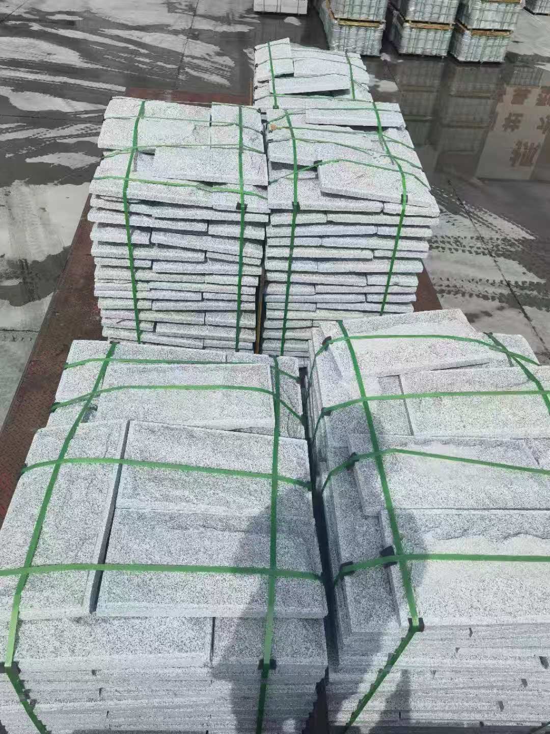 德州 芝麻白蘑菇石装车出货