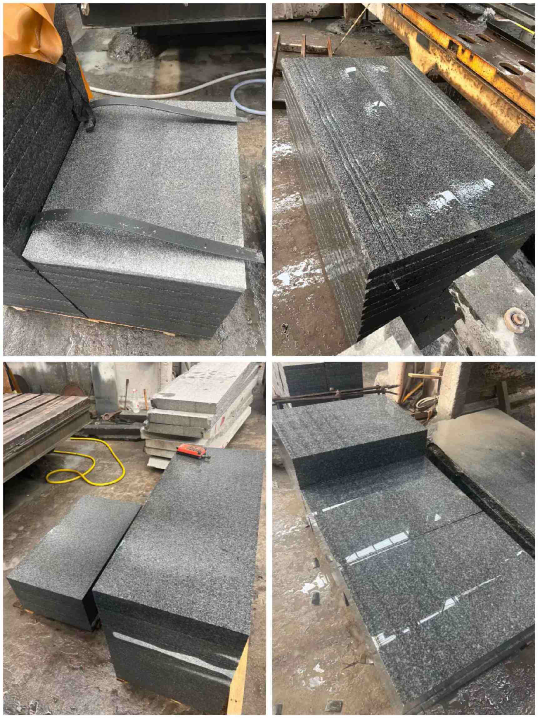 德州 芝麻黑地铺石材