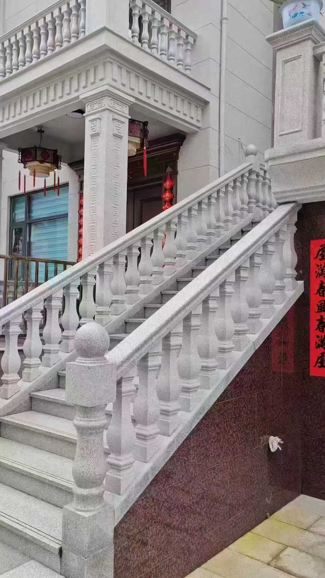德州 天然石材 阳台庭院护栏、栏杆