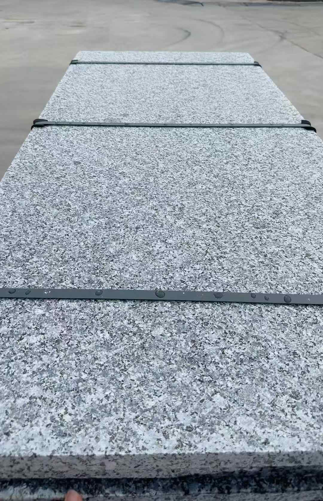 德州 芝麻黑火烧面毛板，条板，半成品