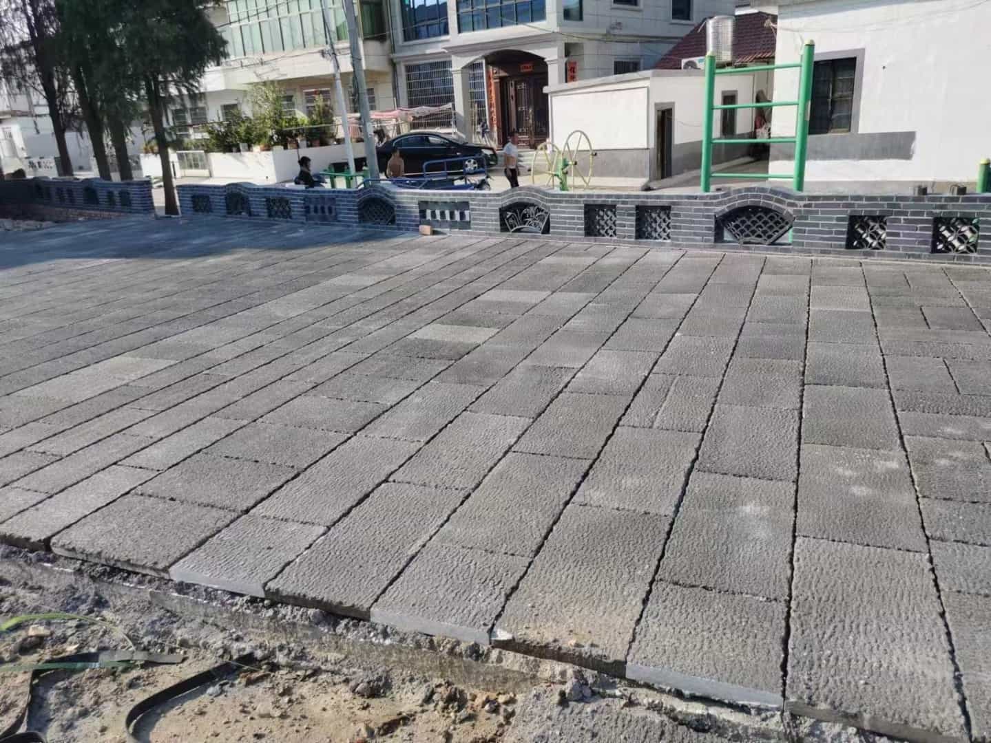 德州仿古石铺装效果