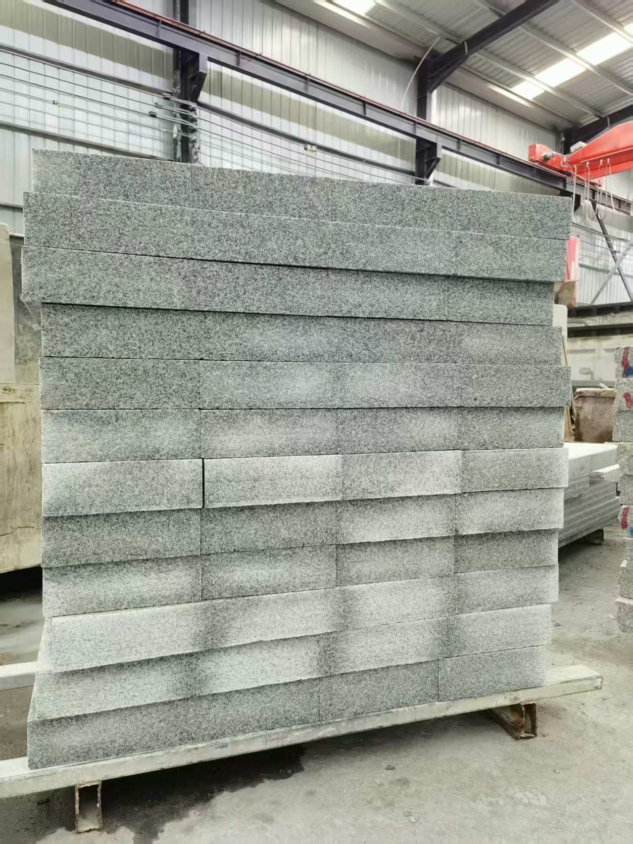 德州 芝麻白10公分300*600广场地铺，A料定制，尺寸标准，厚薄均匀