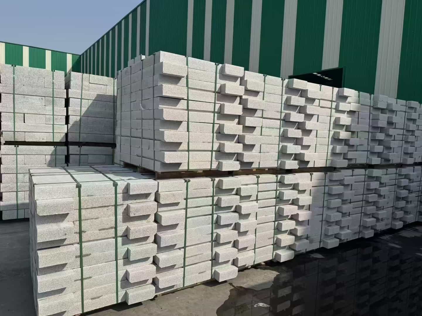 德州芝麻白路沿石