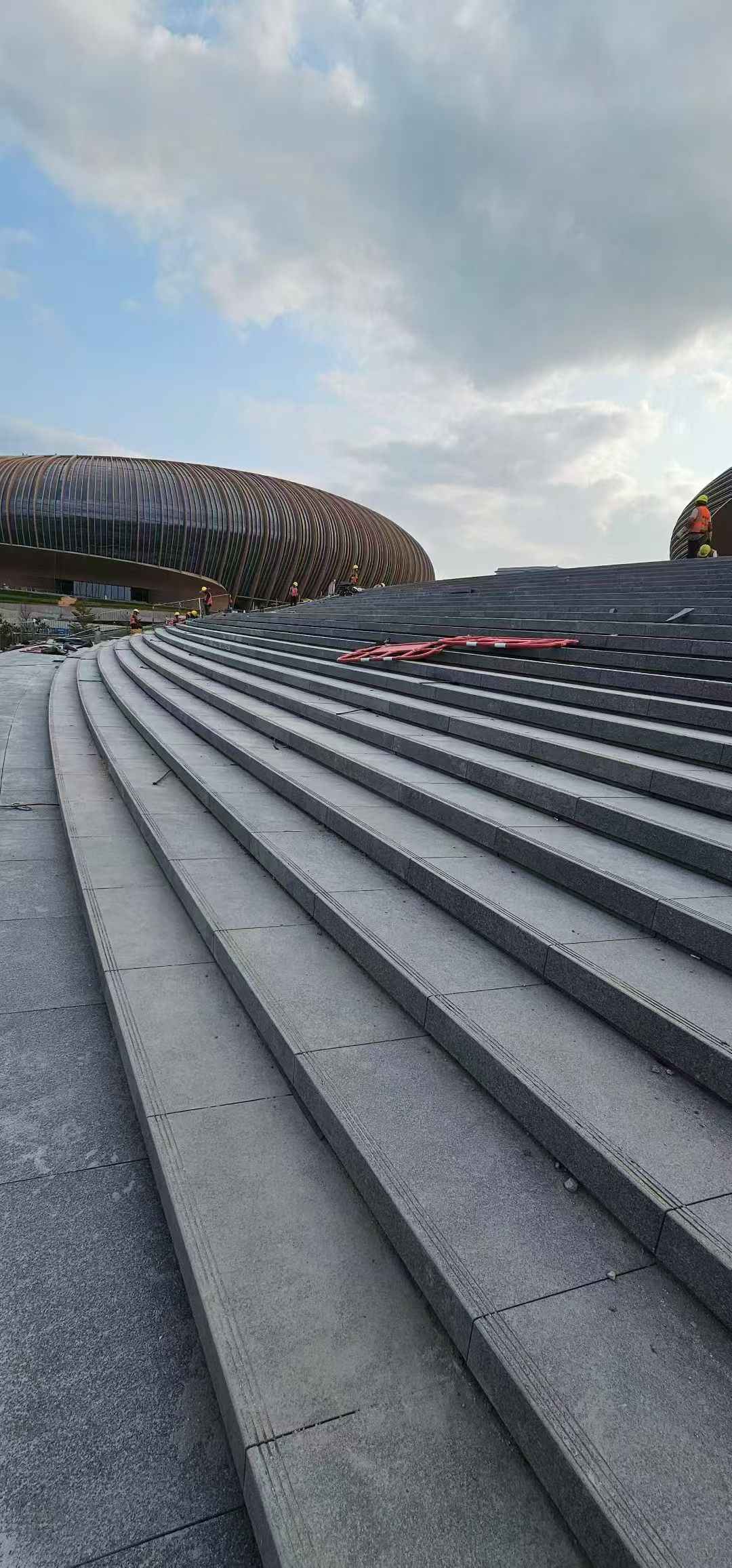 德州 弧形整石台阶铺装效果图