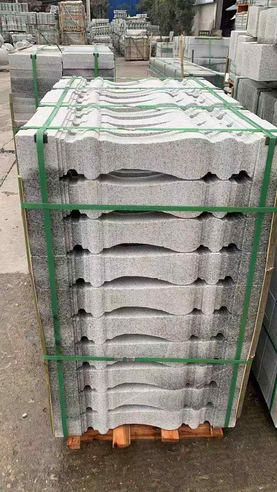 德州 芝麻白方形拉丝面，栏杆花瓶柱
