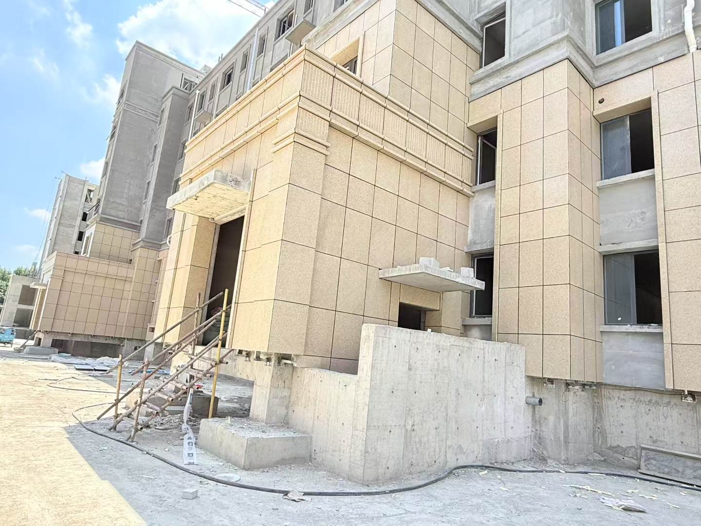 德州 黄金麻干挂，工地实拍