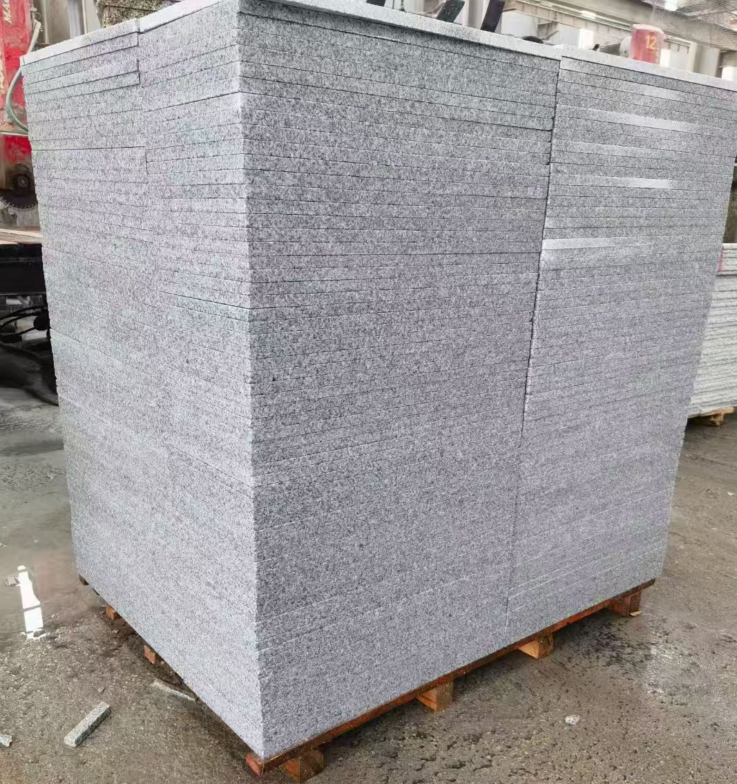 德州 火烧面地铺石，街道广场园林市政工程板，1.8~5.0厚均有现货