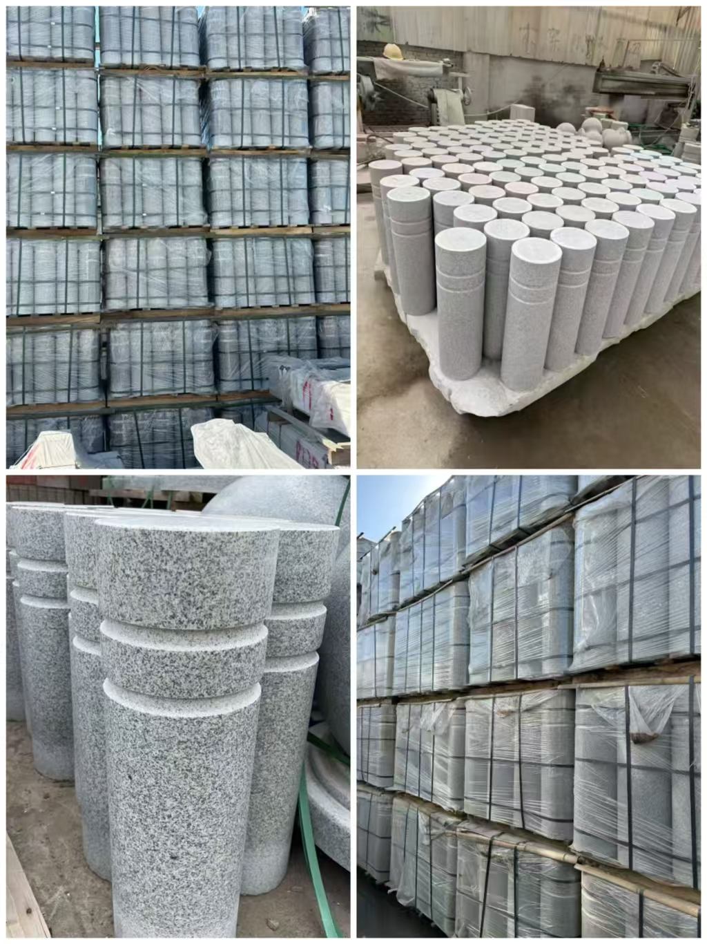 德州 芝麻白花岗岩挡车柱、隔离柱多少钱