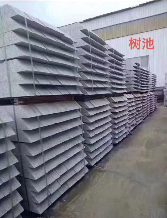 德州 芝麻灰切头树池