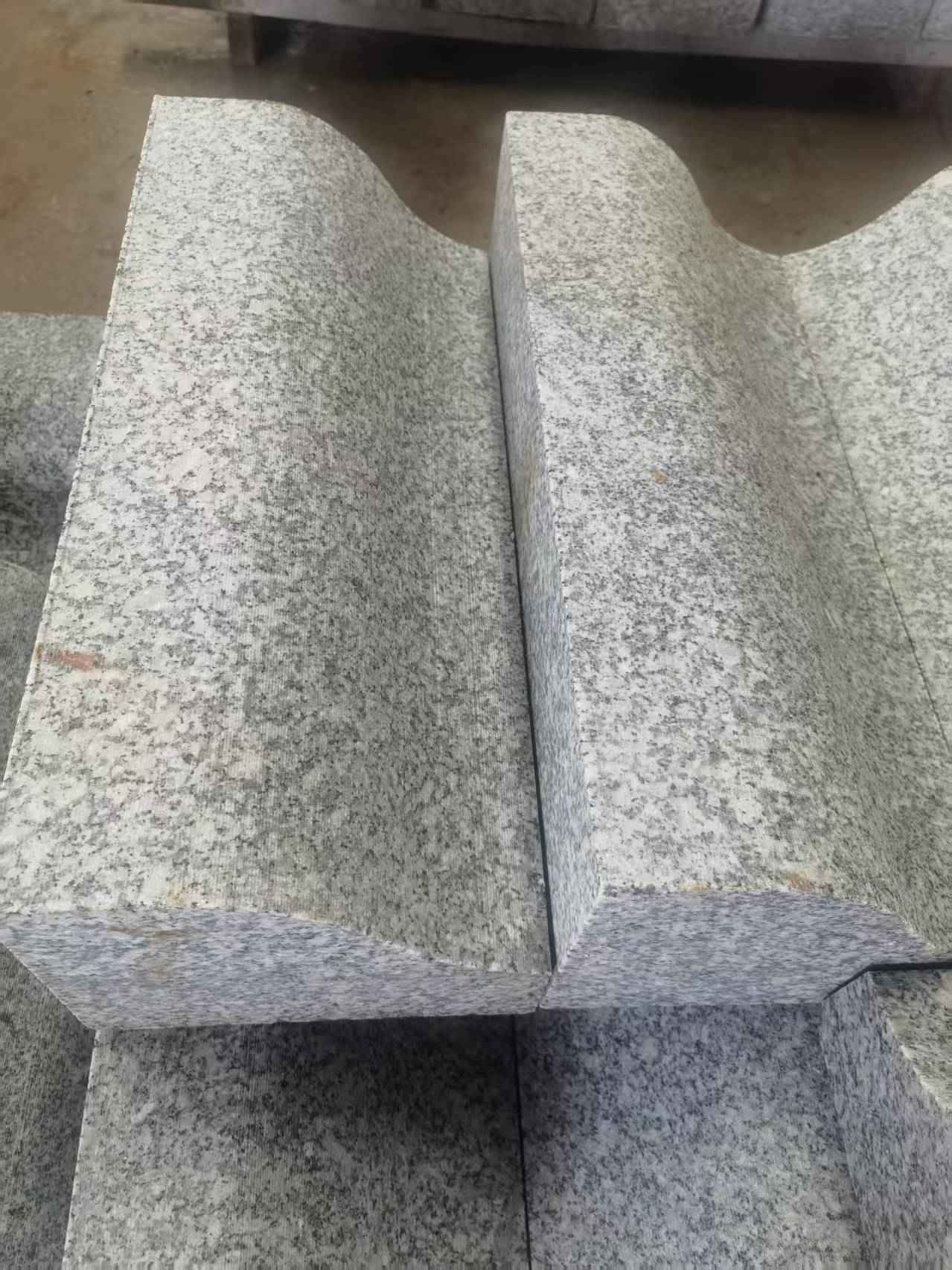 德州芙蓉白S型拉丝面路沿石